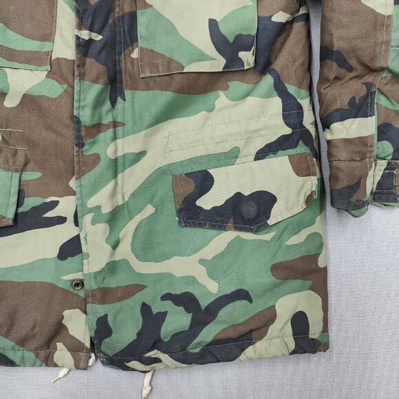 Rothco Ultra Force Extra Small Woodland Camo Junior GI Boys Field Jacket Coat - Picture 10 of 11